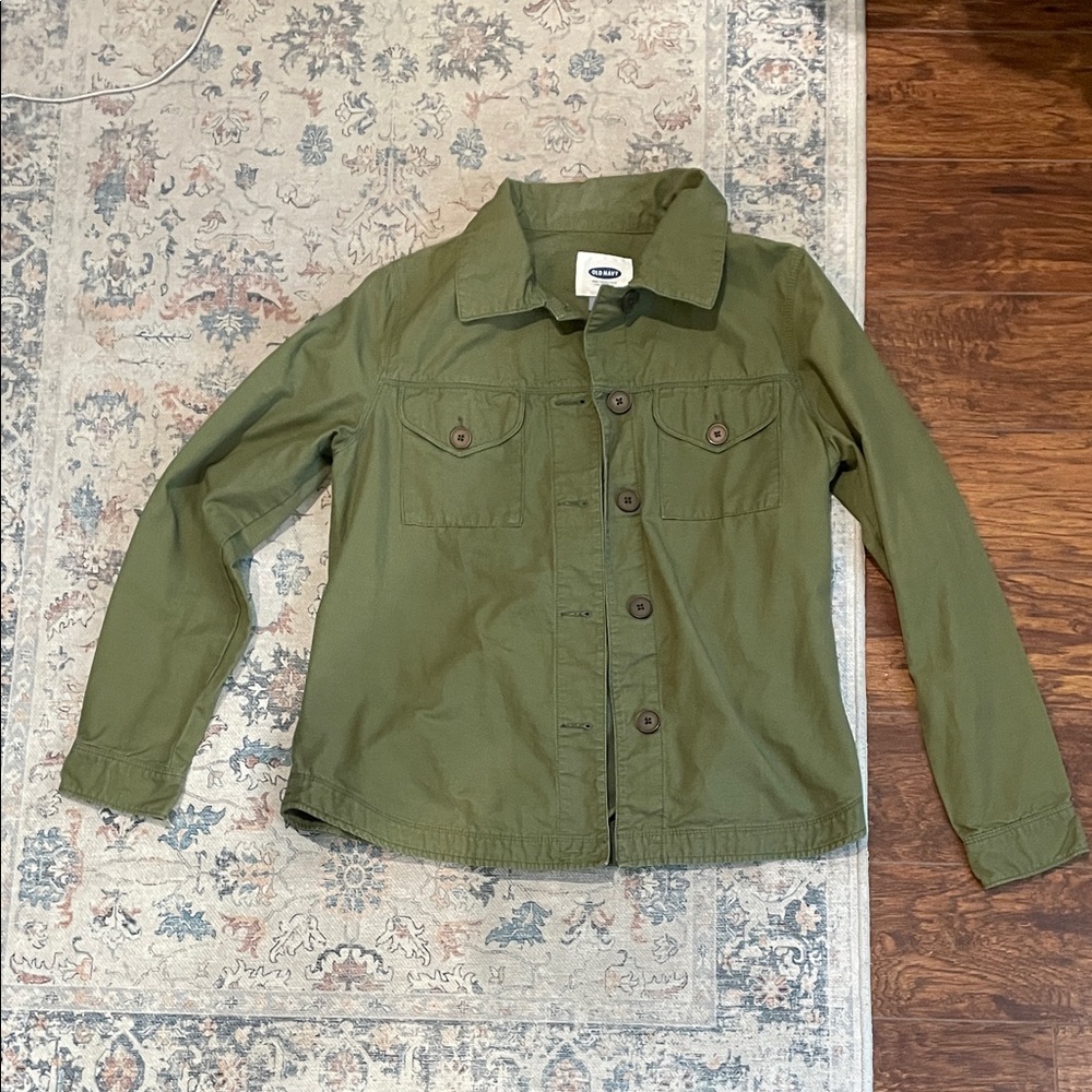Old Navy Embroidered Utility Jacket